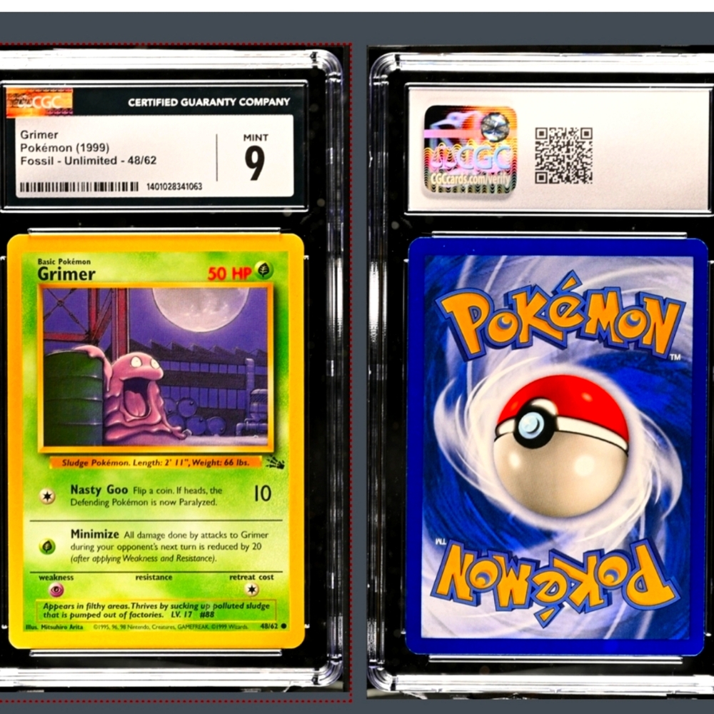 Grimmer graded Pokemon card